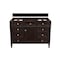 James Martin Vanities Brittany 48in Single Vanity Cabinet, Burnished Mahogany 650-V48-M-BNM - alternate 1